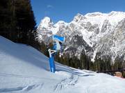 Canon à neige sur la prairie pour débutants Holzstube