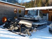 La dameuse fait une pause