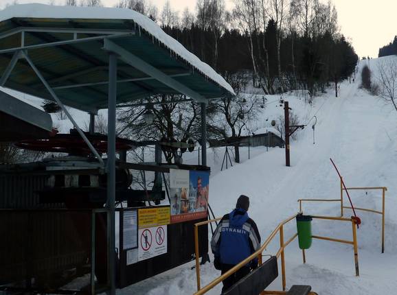 Jáchymov Stred - Téléski à pioches