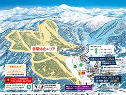 Plan des pistes Manza Onsen