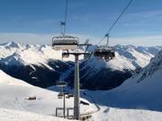 Höhenweg-Weissfluhjoch (Parsenn Rapid) - 6 places | Télésiège rapide (débrayable) avec capots de protection