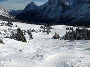 Piste à bosses dans le Gaistal