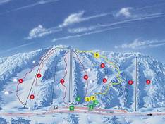 Plan des pistes Kasurila