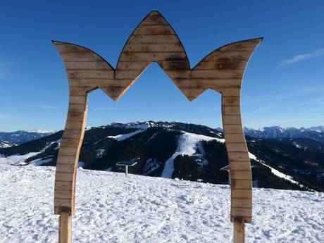 Alpes de Berchtesgaden: Taille des domaines skiables – Taille Hochkönig – Maria Alm/Dienten/Mühlbach