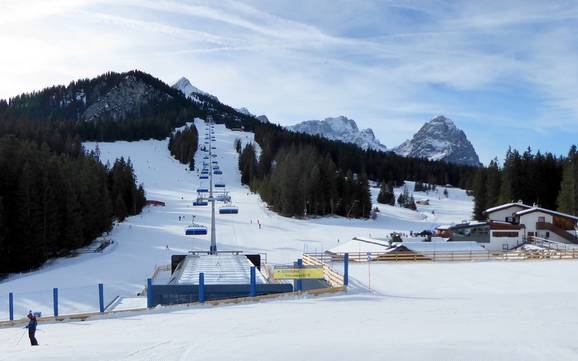 Skier dans le Zugspitzland