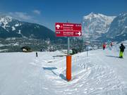 Signalisation des pistes dans le domaine skiable