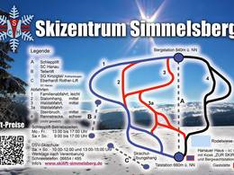 Plan des pistes Simmelsberg