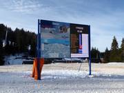 Informations numériques dans le domaine skiable de Jahorina