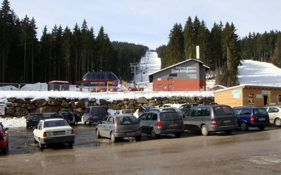 Urfahr-Umgebung: Accès aux domaines skiables et parkings – Accès, parking Sternstein – Bad Leonfelden