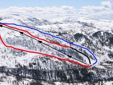 Plan des pistes Knaben