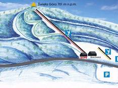 Plan des pistes Święta Góra – Lubawka