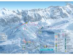 Plan des pistes Mont Saxonnex