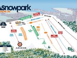 Plan des pistes The Rock Snowpark