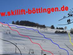 Plan des pistes Böttingen