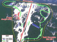 Plan des pistes Bald Mountain