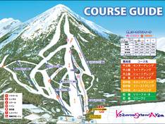 Plan des pistes Kazawa