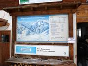 Panorama des pistes à la station de vallée