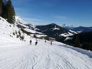 La piste bleue au Kings Cab