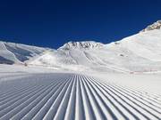 Début de la journée de ski à Scuol