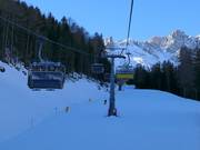 Vajolet 2 - 4 places | Télésiège rapide (débrayable) avec capots de protection