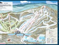 Plan des pistes Catamount