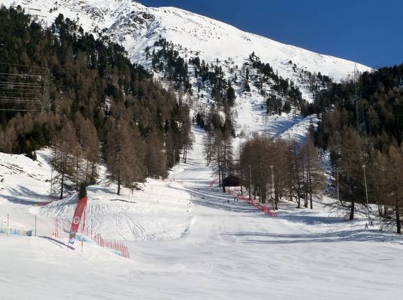 Piste principale à Pontresina