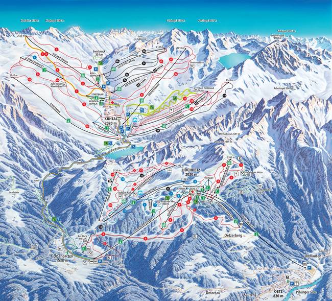 Région de ski d'Hochoetz-Kühtai