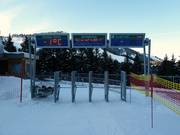 Affichages numériques à l'entrée