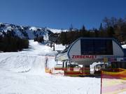 Zirbenjet - 6 places | Télésiège rapide (débrayable) avec capots de protection et sièges chauffants