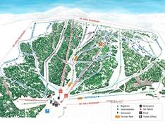 Plan des pistes Pomerelle