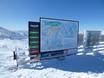 Alpes du Sud de Nouvelle Zélande: indications de directions sur les domaines skiables – Indications de directions Cardrona