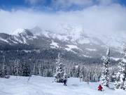 Vue sur le domaine skiable de Brighton