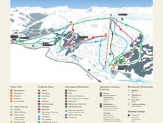 Plan des pistes Tyin-Filefjell