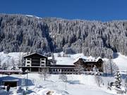 L'hôtel Madrisa directement dans le village de Gargellen