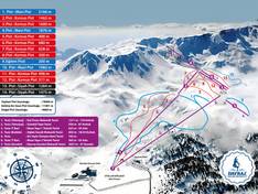 Plan des pistes Davraz Mountain Resort – Isparta