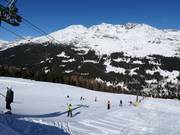 Piste facile au téléski Tresero
