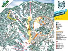 Plan des pistes Massanutten