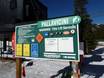 Chaînon frontal des Rocheuses: indications de directions sur les domaines skiables – Indications de directions Arapahoe Basin