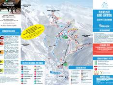 Plan des pistes Bernex