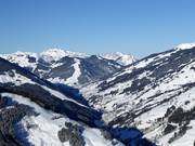 Vue sur Vorderglemm et Saalbach