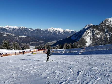 Domaines skiables pour les débutants dans les Alpes carniques (Karnischer Hauptkamm) – Débutants Nassfeld – Hermagor