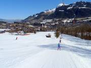 Pente idéale pour débutants à Kitzbühel
