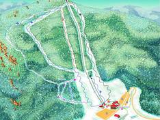 Plan des pistes Eck-Riedelstein – Arrach