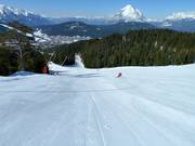 Piste à moyenne altitude