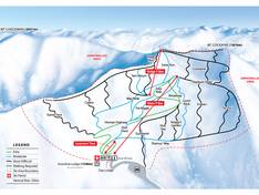 Plan des pistes Mount Cheeseman