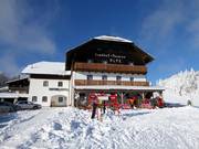 Auberge-pension Alpe directement au bord des pistes