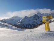 Piste de la station de vallée Bettaforca à Ciarcerio