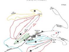 Plan des pistes Rasos de Peguera