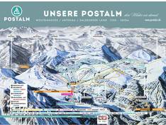 Plan des pistes Postalm am Wolfgangsee