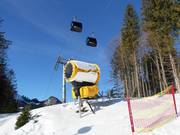 Canon à neige performant dans le domaine skiable Loser